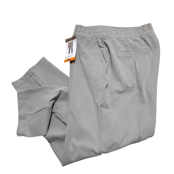 Mondetta Pintuck Straight Leg Pant XXL Beige Recycled Fabric Elastic Waist NWT - Picture 1 of 8